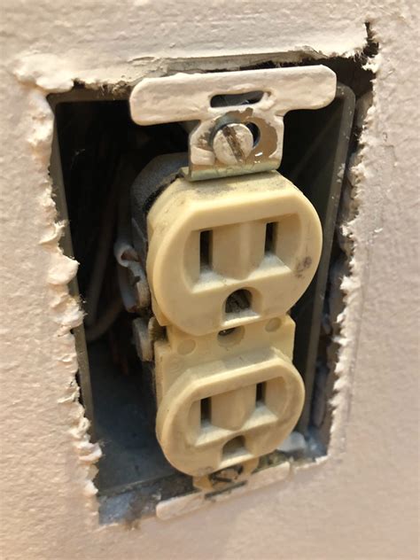 threads for junction box|electrical outlet thread hole repair.